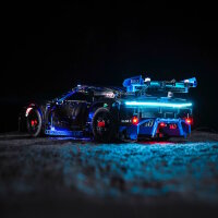 BB Kit d&eacute;clairage LED pour LEGO&reg; 42176 Porsche GT4 e-Performance avec t&eacute;l&eacute;commande