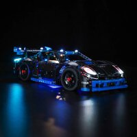 BB Kit d&eacute;clairage LED pour LEGO&reg; 42176 Porsche GT4 e-Performance avec t&eacute;l&eacute;commande