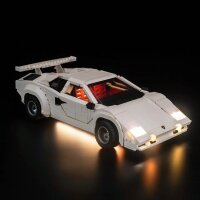 BB LED Lighting Set for LEGO&reg; 10337 Lamborghini Countach incl. remote control