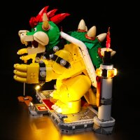 BB LED Beleuchtungs-Set f&uuml;r LEGO&reg; 71411 Super Mario - The Mighty Bowser inkl. Fernbedienung