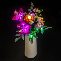 BB Set di illuminazione a LED per LEGO&reg; 10342 Bellissimo bouquet rosa