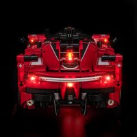 BB Kit d&eacute;clairage LED pour LEGO&reg; 42212 Ferrari FXX K avec t&eacute;l&eacute;commande