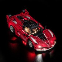 BB Kit d&eacute;clairage LED pour LEGO&reg; 42212 Ferrari FXX K avec t&eacute;l&eacute;commande