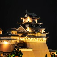 BB Kit d&eacute;clairage LED pour le ch&acirc;teau de Himeji LEGO&reg; 21060 avec t&eacute;l&eacute;commande