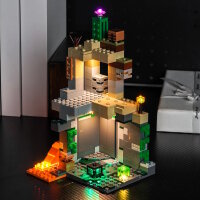 BB Set di illuminazione a LED per LEGO&reg; 21587 Minecraft Zombie Dungeon