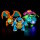 BB LED Beleuchtungs-Set f&uuml;r LEGO&reg; 72153 Pok&eacute;mon Bisaflor, Glurak und Turtok mit Fernbedieung