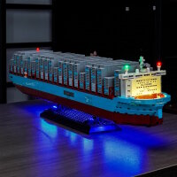 BB Set di illuminazione a LED per LEGO&reg; 40955 Nave Portacontainer Maersk Dual-Fuel con telecomando