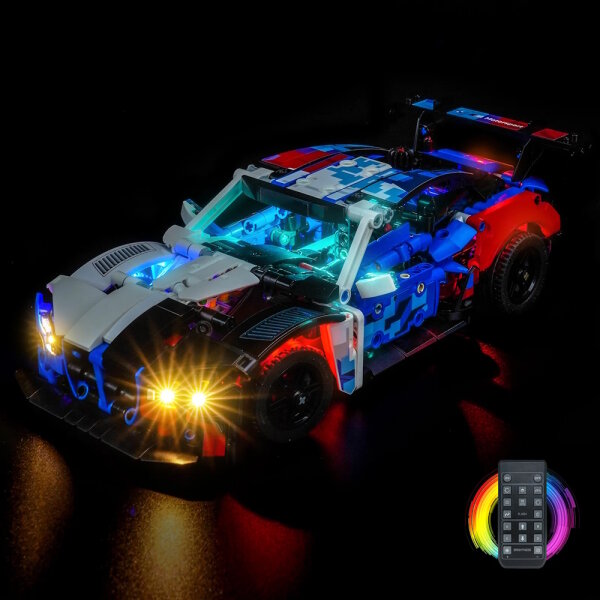 BB LED Lighting Set for LEGO&reg; 42226 BMW M4 GT3 EVO Race Car including remote control