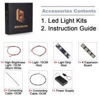 BB Kit d&eacute;clairage LED pour LEGO&reg; 11375 Ferrari F2004 & Michael Schumacher