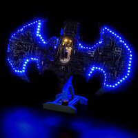 BB Kit d&eacute;clairage LED pour LEGO&reg; 76330 Logo de Batman avec t&eacute;l&eacute;commande