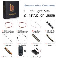 BB Kit d&eacute;clairage LED pour LEGO&reg; 42227 SUV Jeep Wrangler Rubicon avec t&eacute;l&eacute;commande