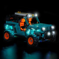 BB Kit d&eacute;clairage LED pour LEGO&reg; 42227 SUV Jeep Wrangler Rubicon avec t&eacute;l&eacute;commande