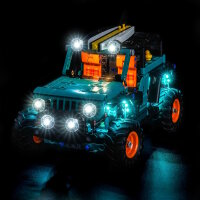 BB Kit d&eacute;clairage LED pour LEGO&reg; 42227 SUV Jeep Wrangler Rubicon avec t&eacute;l&eacute;commande