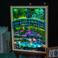 BB Kit d&eacute;clairage LED pour LEGO&reg; 31220 Claude Monet -  le bassin aux nymph&eacute;as, harmonie verte avec t&eacute;l&eacute;commande