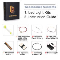BB LED Beleuchtungs-Set f&uuml;r LEGO&reg; 11502 Sonnenblumen