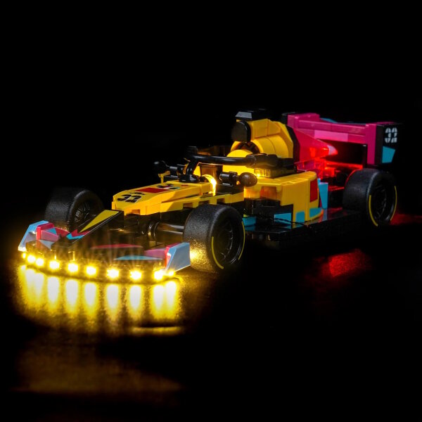 BB LED Beleuchtungs-Set f&uuml;r LEGO&reg; 77258 F1 ACADEMY LEGO Rennwagen