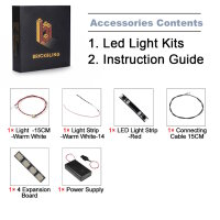 BB LED Beleuchtungs-Set f&uuml;r LEGO&reg; 77258 F1 ACADEMY LEGO Rennwagen