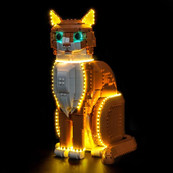 BB LED Beleuchtungs-Set f&uuml;r LEGO&reg; 21376 Orangefarbene Katze