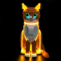 BB LED Beleuchtungs-Set f&uuml;r LEGO&reg; 21376 Orangefarbene Katze