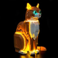 BB LED Beleuchtungs-Set f&uuml;r LEGO&reg; 21376 Orangefarbene Katze