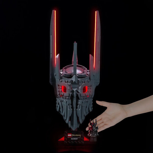 BB LED Beleuchtungs-Set f&uuml;r LEGO&reg; 11373 Der Herr der Ringe - Sourons Helm mit Lichtsteuerung