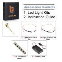 BB Set di illuminazione a LED per LEGO&reg; 77077 Fortnite Klombo