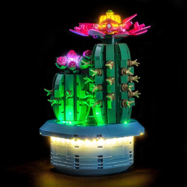 BB LED Beleuchtungs-Set f&uuml;r LEGO&reg; 11509  Bl&uuml;hender Kaktus inkl. Fernbedienung