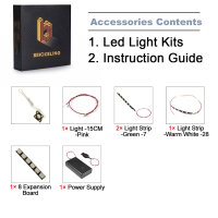 BB LED Beleuchtungs-Set f&uuml;r LEGO&reg; 11509  Bl&uuml;hender Kaktus inkl. Fernbedienung