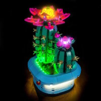 BB LED Beleuchtungs-Set f&uuml;r LEGO&reg; 11509  Bl&uuml;hender Kaktus inkl. Fernbedienung