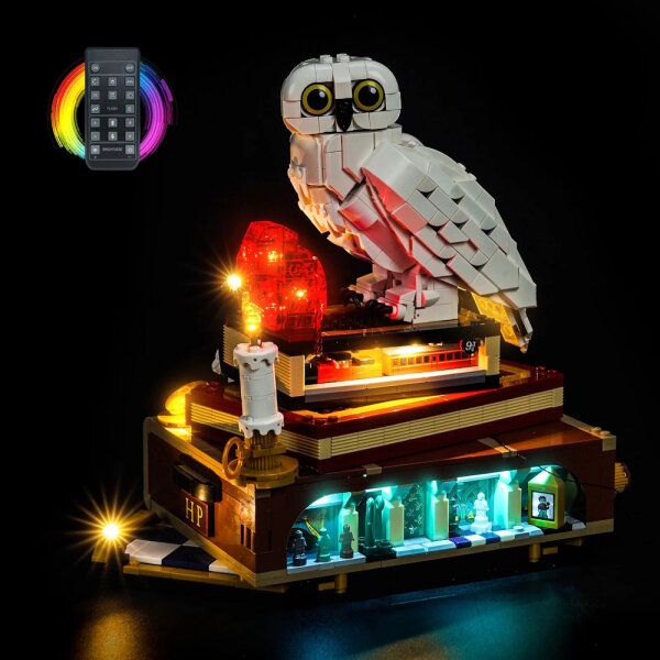 BB Kit d&eacute;clairage LED pour LEGO&reg; 76466 Harry Potter Pierre philosophale edition collector avec t&eacute;l&eacute;commande