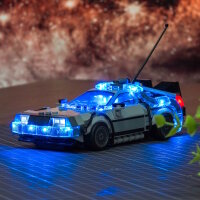 BB Set di illuminazione a LED 2.0 per LEGO&reg; 77256 Macchina del tempo Ritorno al futuro
