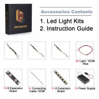 BB Set di illuminazione a LED 2.0 per LEGO&reg; 77256 Macchina del tempo Ritorno al futuro