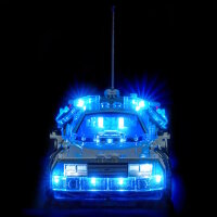BB Set di illuminazione a LED 2.0 per LEGO&reg; 77256 Macchina del tempo Ritorno al futuro