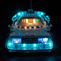 BB Set di illuminazione a LED 2.0 per LEGO&reg; 77256 Macchina del tempo Ritorno al futuro