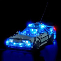 BB Set di illuminazione a LED 2.0 per LEGO&reg; 77256 Macchina del tempo Ritorno al futuro