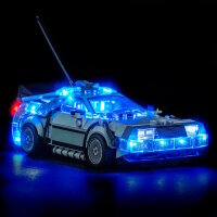 BB Set di illuminazione a LED 2.0 per LEGO&reg; 77256 Macchina del tempo Ritorno al futuro