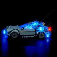 BB Set di illuminazione a LED 2.0 per LEGO&reg; 77256 Macchina del tempo Ritorno al futuro