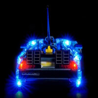 BB Set di illuminazione a LED 2.0 per LEGO&reg; 77256 Macchina del tempo Ritorno al futuro