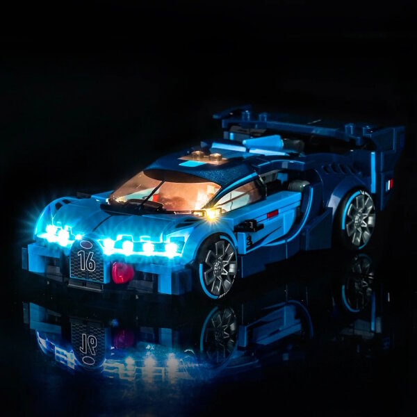 BB LED Beleuchtungs-Set f&uuml;r LEGO&reg; 77253 Bugatti Vision GT Hypersportwagen