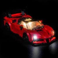 BB Set di illuminazione a LED per LEGO&reg; 77254 Ferrari SF90 XX Stradale