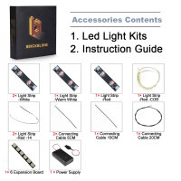BB Kit d&eacute;clairage LED pour LEGO&reg; 42222 Bugatti Chiron Pur Sport Hypercar avec t&eacute;l&eacute;commande