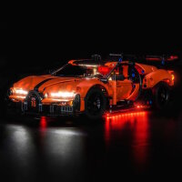 BB Kit d&eacute;clairage LED pour LEGO&reg; 42222 Bugatti Chiron Pur Sport Hypercar avec t&eacute;l&eacute;commande