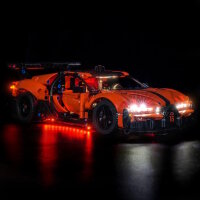 BB Kit d&eacute;clairage LED pour LEGO&reg; 42222 Bugatti Chiron Pur Sport Hypercar avec t&eacute;l&eacute;commande