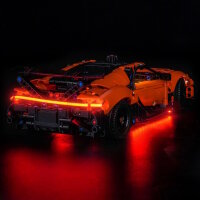 BB Kit d&eacute;clairage LED pour LEGO&reg; 42222 Bugatti Chiron Pur Sport Hypercar avec t&eacute;l&eacute;commande