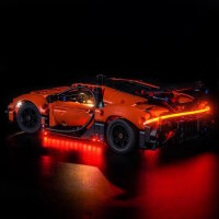 BB Kit d&eacute;clairage LED pour LEGO&reg; 42222 Bugatti Chiron Pur Sport Hypercar avec t&eacute;l&eacute;commande