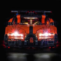 BB Kit d&eacute;clairage LED pour LEGO&reg; 42222 Bugatti Chiron Pur Sport Hypercar avec t&eacute;l&eacute;commande