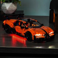 BB Kit d&eacute;clairage LED pour LEGO&reg; 42222 Bugatti Chiron Pur Sport Hypercar avec t&eacute;l&eacute;commande