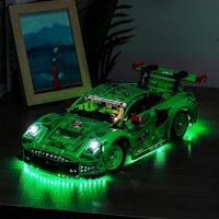 BB Kit d&eacute;clairage LED pour LEGO&reg; 42224 Porsche 911 GT3 R REXY AO Racing avec t&eacute;l&eacute;commande
