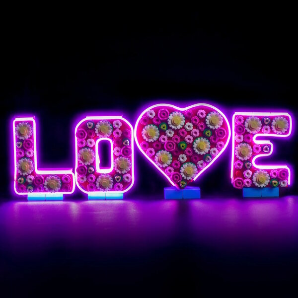 BB LED Lighting Set for LEGO&reg; 40867 LOVE Four Letters