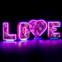 BB LED Lighting Set for LEGO&reg; 40867 LOVE Four Letters